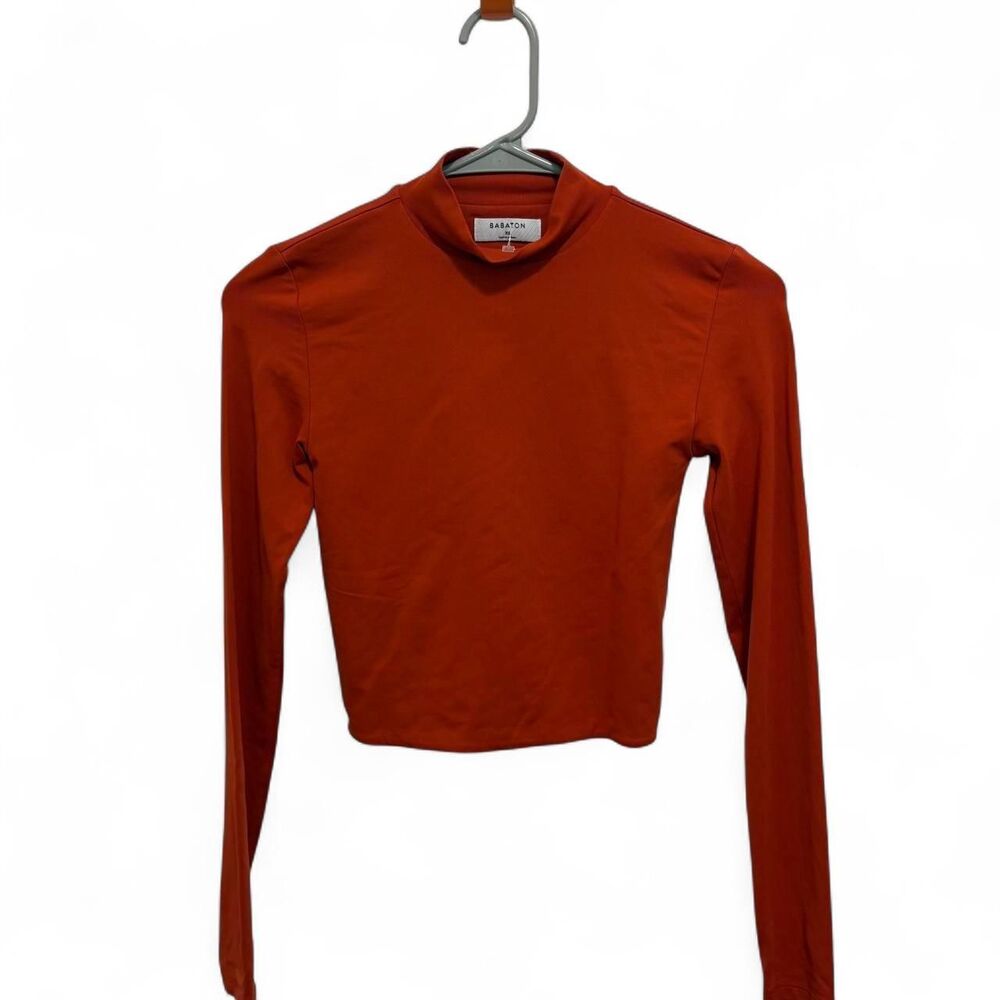 Aritzia babaton women's burnt orange long sleeve